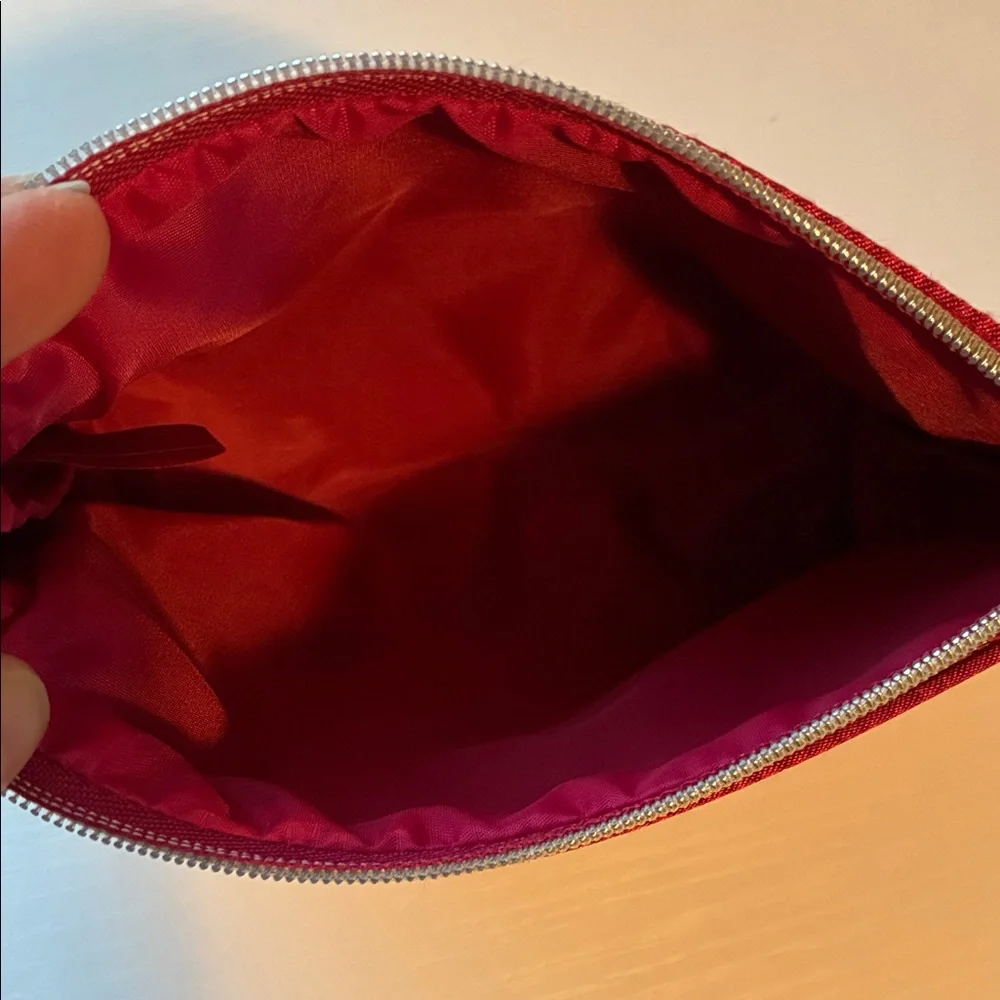Estée Lauder Pink Gold Tone Cosmetic Makeup Travel Bag